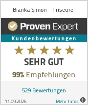 ProvenExpert Kundenbewertungen für Bianka Simon Friseure